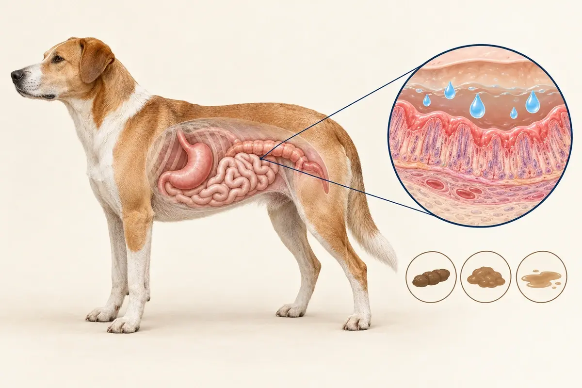Köpeklerde İshal: Nedenleri, Tedavisi ve Beslenme Önerileri
